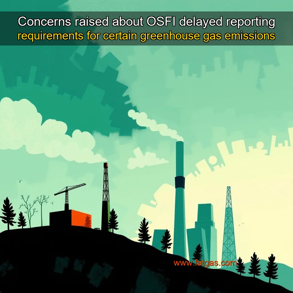 You are currently viewing Concerns raised about OSFI delayed reporting requirements for certain greenhouse gas emissions