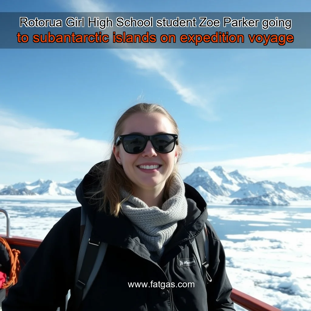 You are currently viewing Rotorua Girl High School student Zoe Parker going to subantarctic islands on expedition voyage
