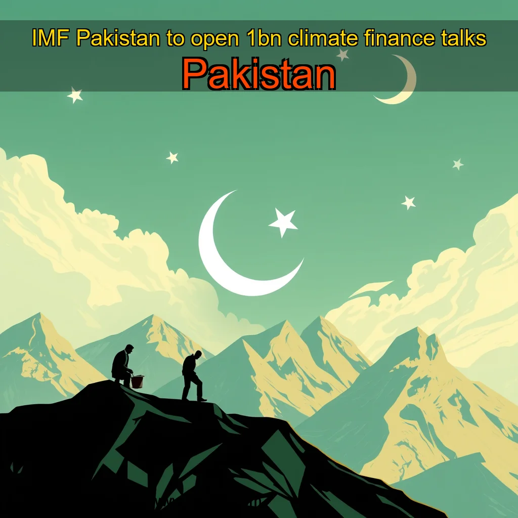 You are currently viewing IMF  Pakistan to open 1bn climate finance talks  Pakistan