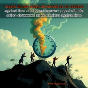 Read more about the article Urgent climate action demanded as un cautions against time running out


 answer: urgent climate action demanded as un cautions against time running out.