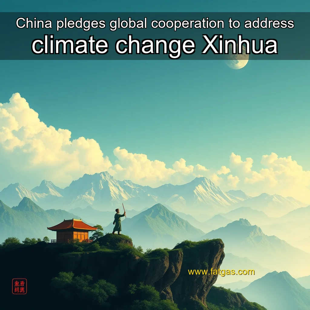 Read more about the article China pledges global cooperation to address climate change  Xinhua