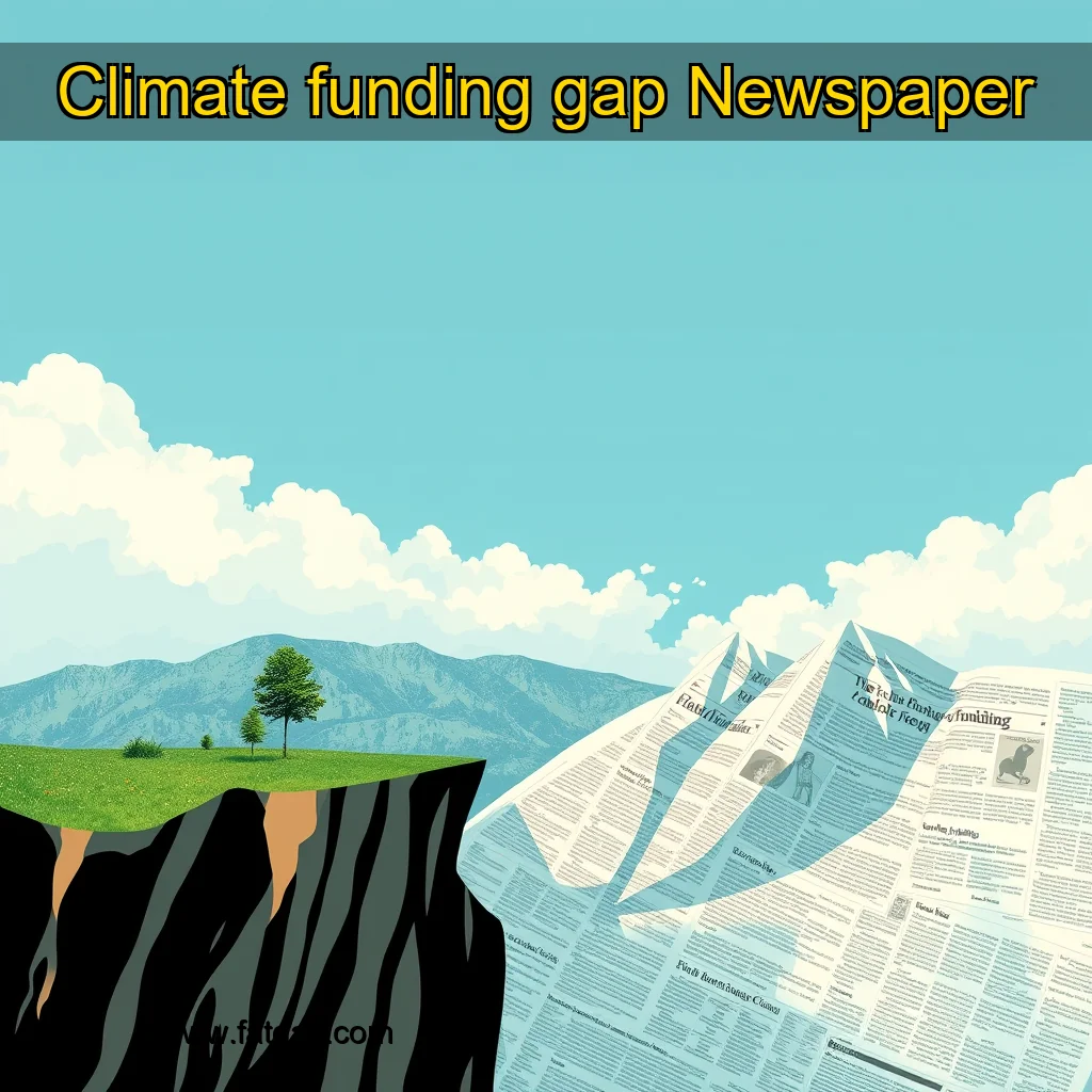 You are currently viewing Climate funding gap  Newspaper