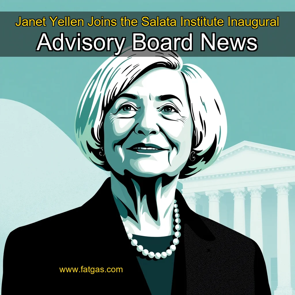 You are currently viewing Janet Yellen Joins the Salata Institute Inaugural Advisory Board  News
