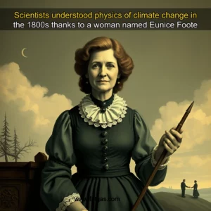 Read more about the article Scientists understood physics of climate change in the 1800s  thanks to a woman named Eunice Foote