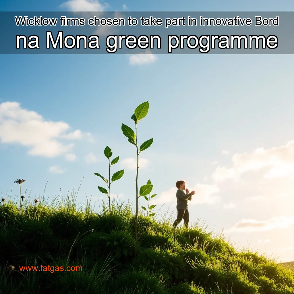 You are currently viewing Wicklow firms chosen to take part in innovative Bord na Mona green programme