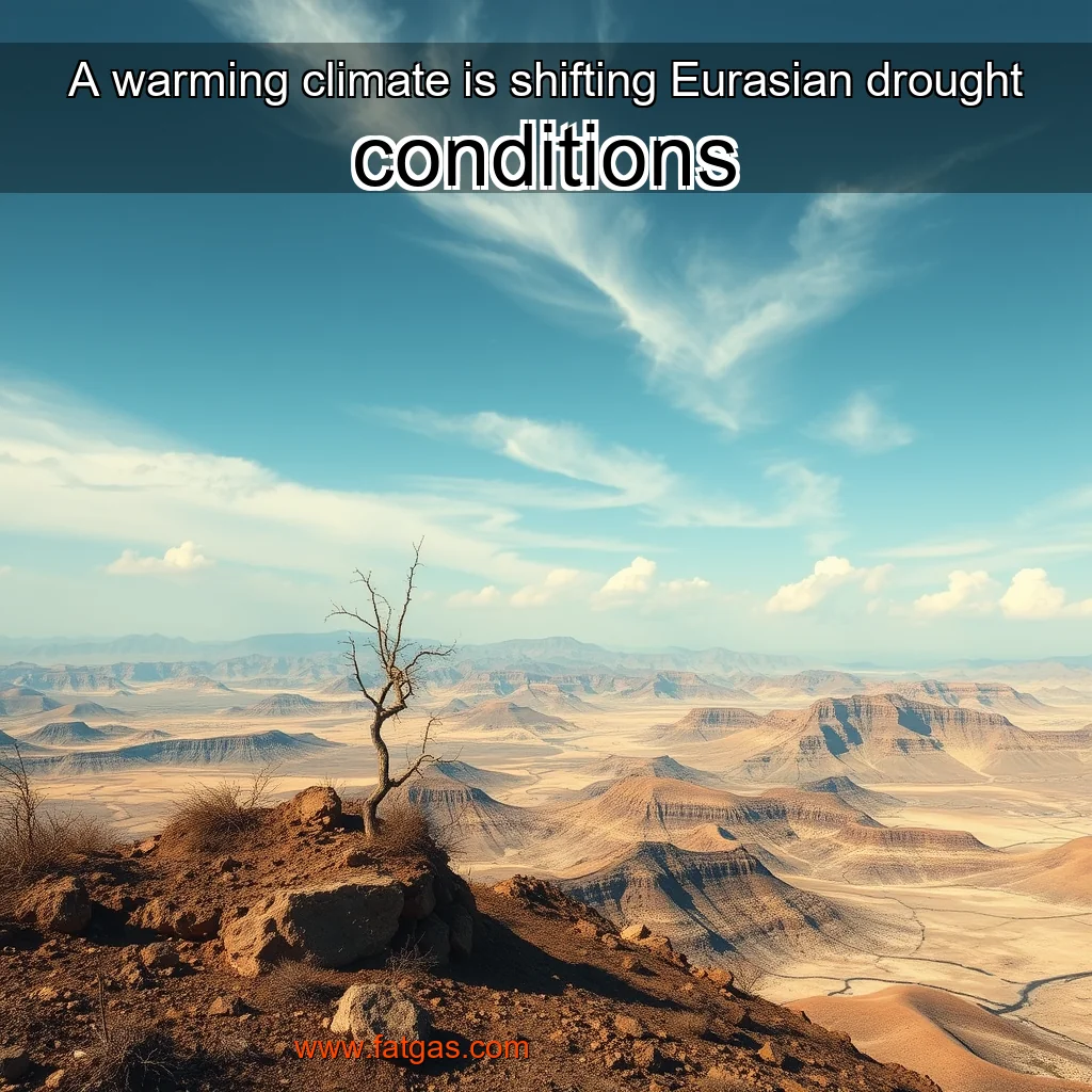 You are currently viewing A warming climate is shifting Eurasian drought conditions