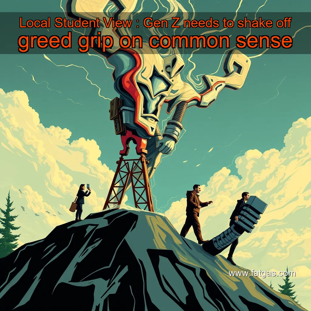You are currently viewing Local Student View : Gen Z needs to shake off greed grip on common sense