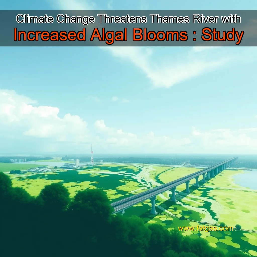 Read more about the article Climate Change Threatens Thames River with Increased Algal Blooms : Study