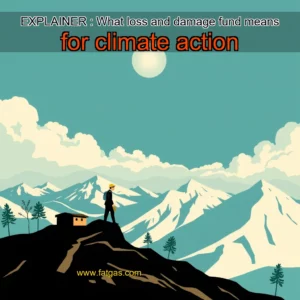 Read more about the article EXPLAINER : What loss and damage fund means for climate action