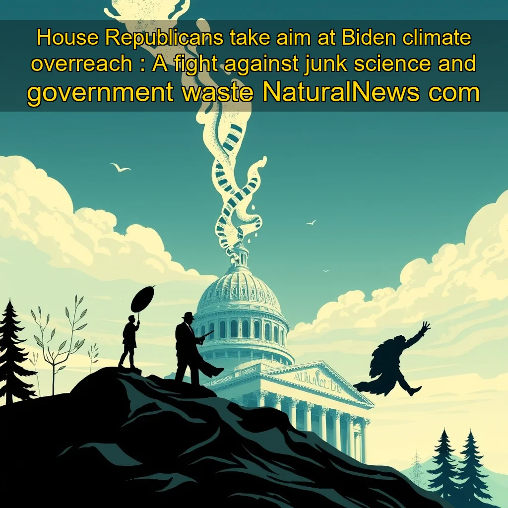 Read more about the article House Republicans take aim at Biden climate overreach : A fight against junk science and government waste  NaturalNews  com