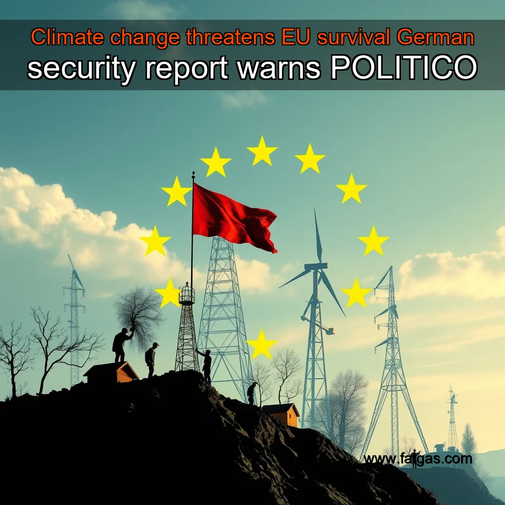 You are currently viewing Climate change threatens EU survival  German security report warns  POLITICO