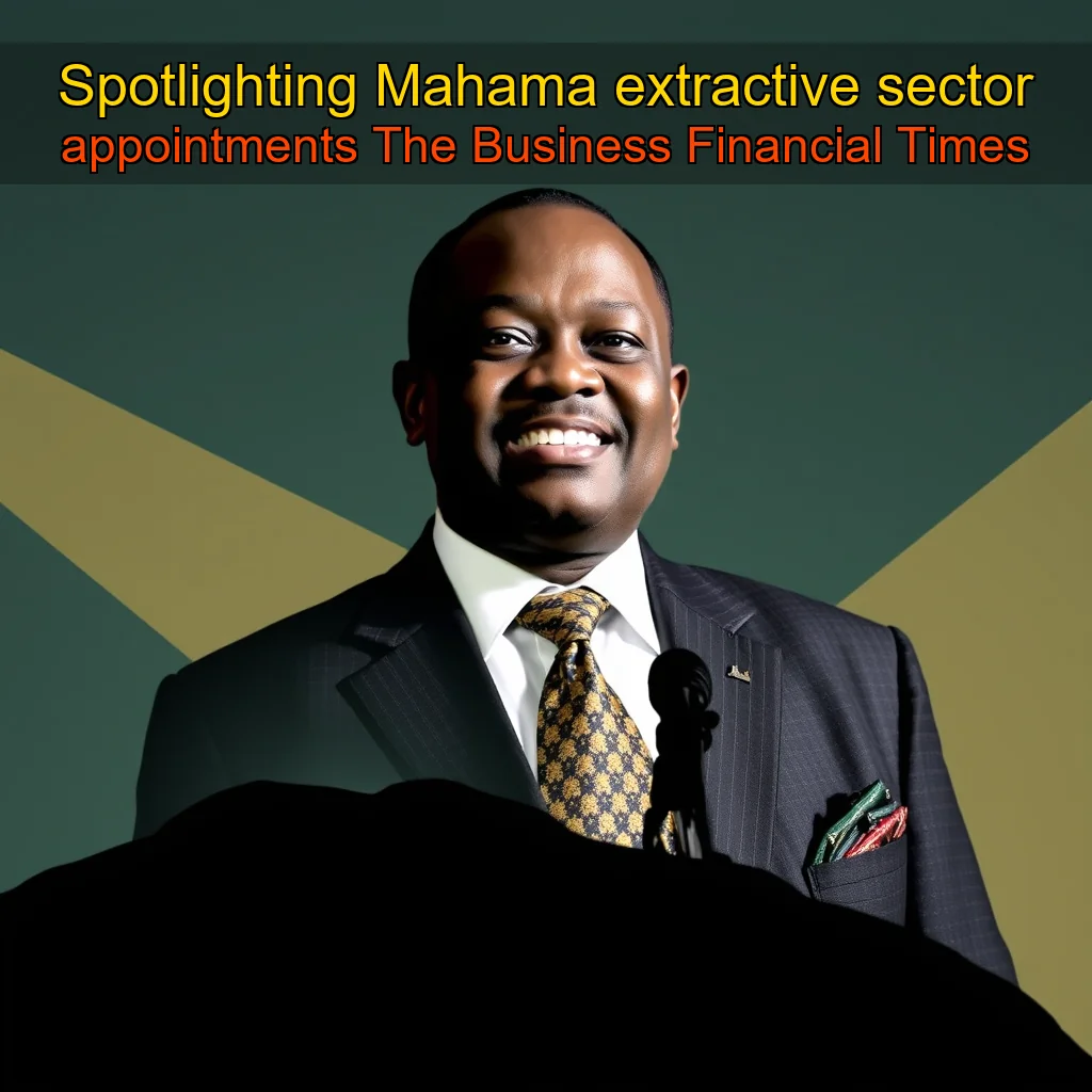 You are currently viewing Spotlighting Mahama extractive sector appointments  The Business  Financial Times