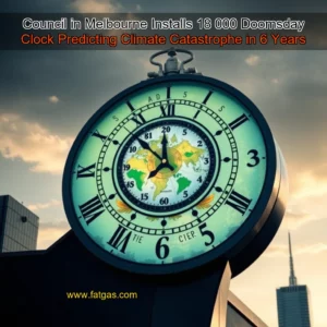 Read more about the article Council in Melbourne Installs 18  000 Doomsday Clock Predicting Climate Catastrophe in 6 Years