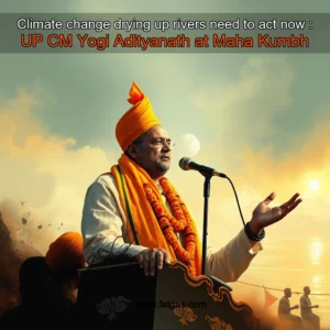 Read more about the article Climate change drying up rivers  need to act now : UP CM Yogi Adityanath at Maha Kumbh