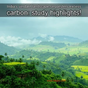 Read more about the article India’s verdant landscape sequesters excess carbon: study highlights!
