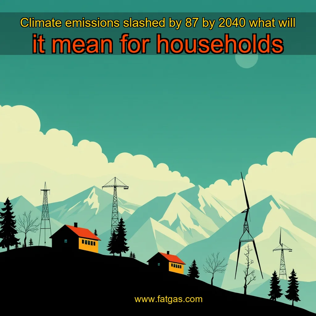 Read more about the article Climate emissions slashed by 87  by 2040  what will it mean for households