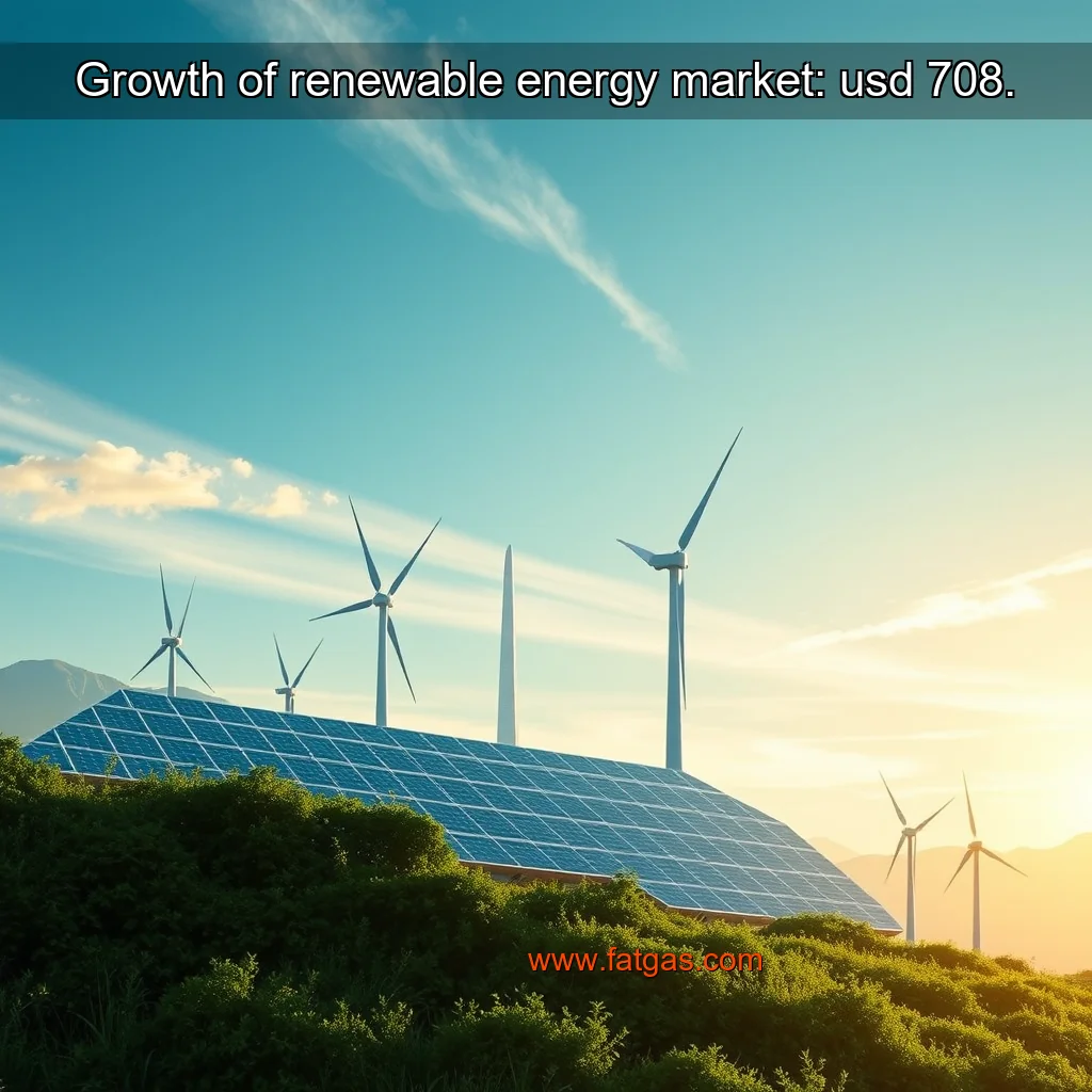 You are currently viewing Growth of renewable energy market: usd 708.