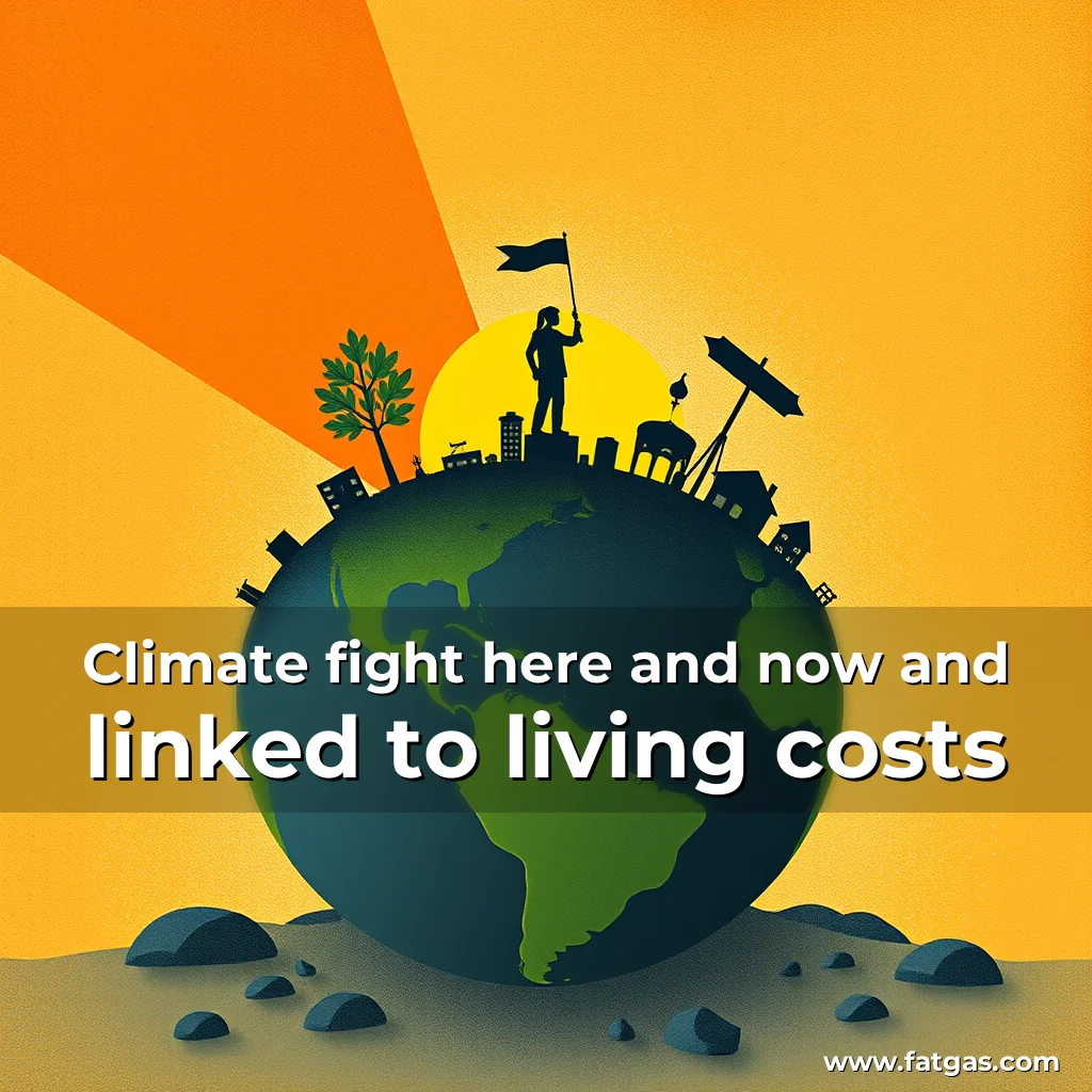 You are currently viewing Climate fight here and now  and linked to living costs