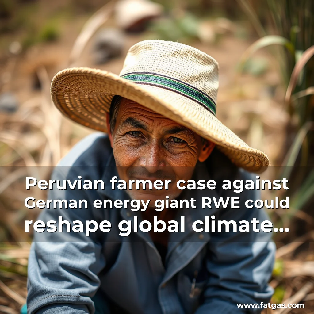 You are currently viewing Peruvian farmer case against German energy giant RWE could reshape global climate accountability