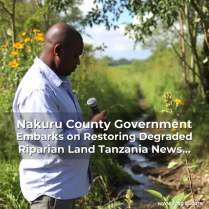 Read more about the article Nakuru County Government Embarks on Restoring Degraded Riparian Land  Tanzania News Reports