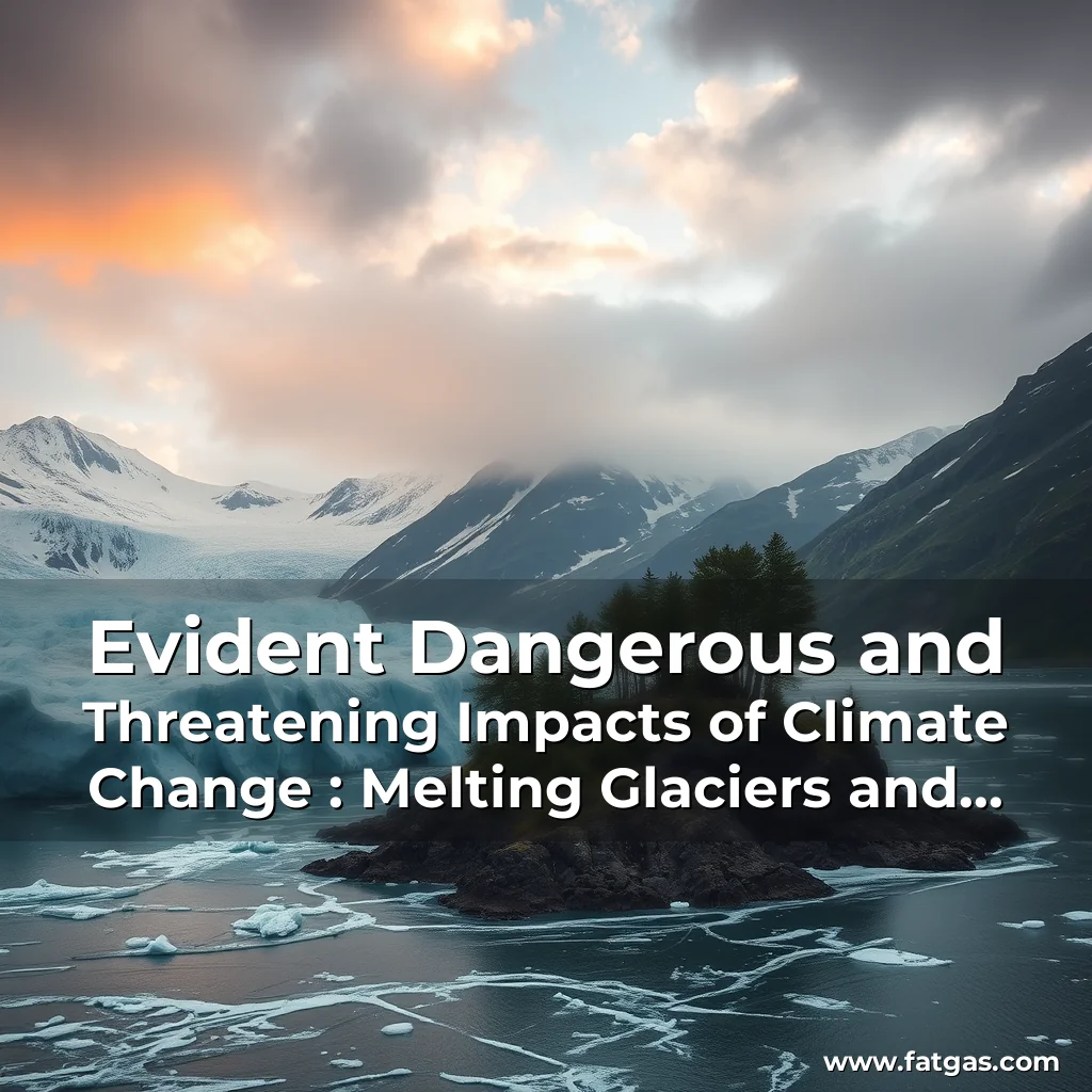 Read more about the article Evident Dangerous and Threatening Impacts of Climate Change : Melting Glaciers and Island Vulnerability