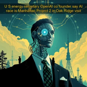 Read more about the article U  S  energy secretary  OpenAI co  founder say AI race is Manhattan Project 2 in Oak Ridge visit