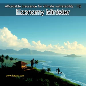 Read more about the article Affordable insurance for climate vulnerability : Fiji Economy Minister