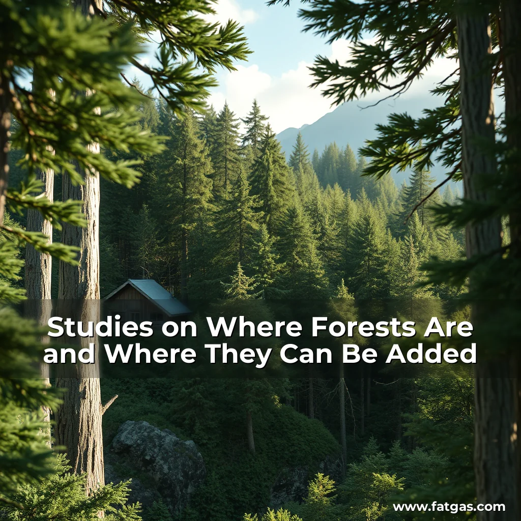 Read more about the article Studies on Where Forests Are and Where They Can Be Added