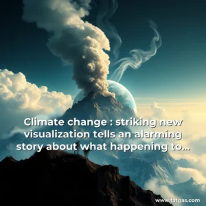 Read more about the article Climate change : striking new visualization tells an alarming story about what happening to the planet