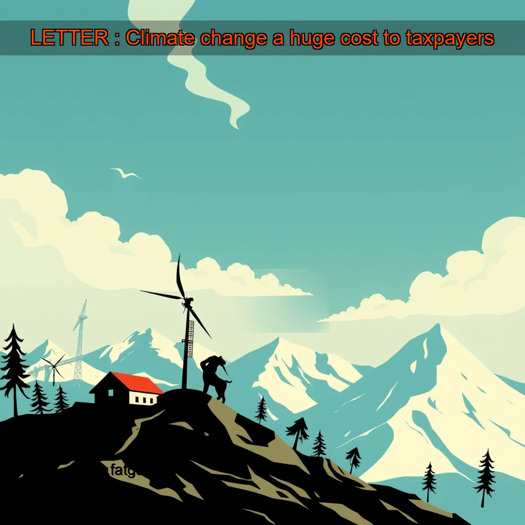 Read more about the article LETTER : Climate change a huge cost to taxpayers