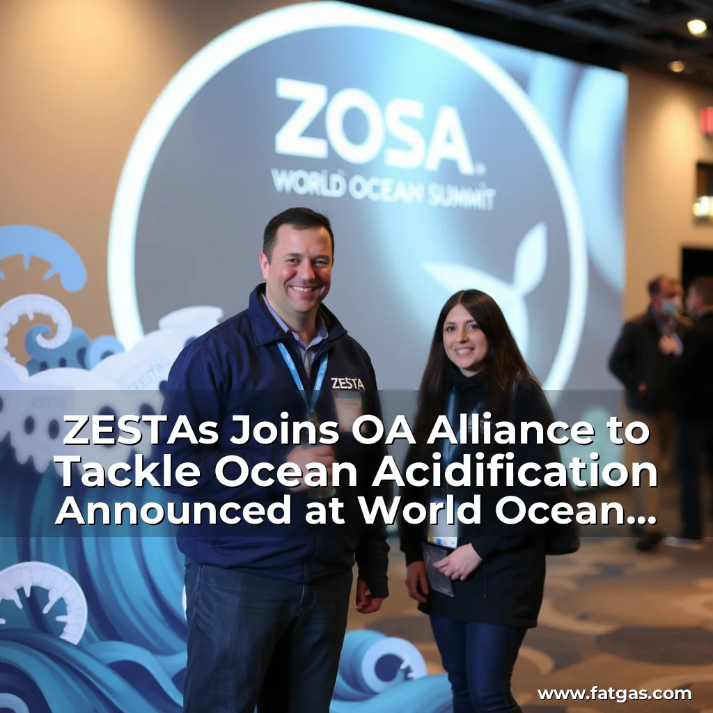 Read more about the article ZESTAs Joins OA Alliance to Tackle Ocean Acidification  Announced at World Ocean Summit