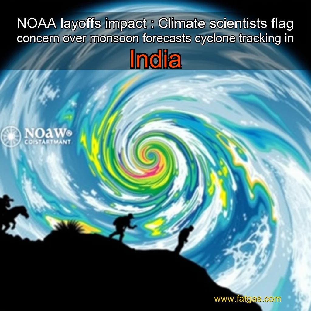 Read more about the article NOAA layoffs impact : Climate scientists flag concern over monsoon forecasts  cyclone tracking in India