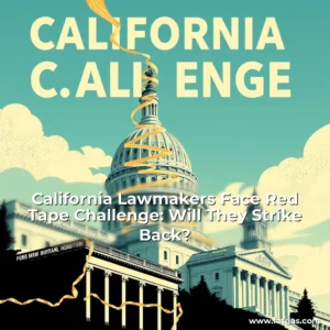 Read more about the article California Lawmakers Face Red Tape Challenge: Will They Strike Back?