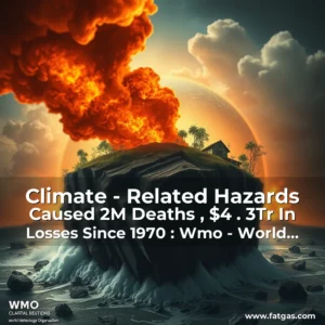Read more about the article Climate – Related Hazards Caused 2M Deaths , $4 . 3Tr In Losses Since 1970 : Wmo – World Meteorological Organization, Geneva, 2014.