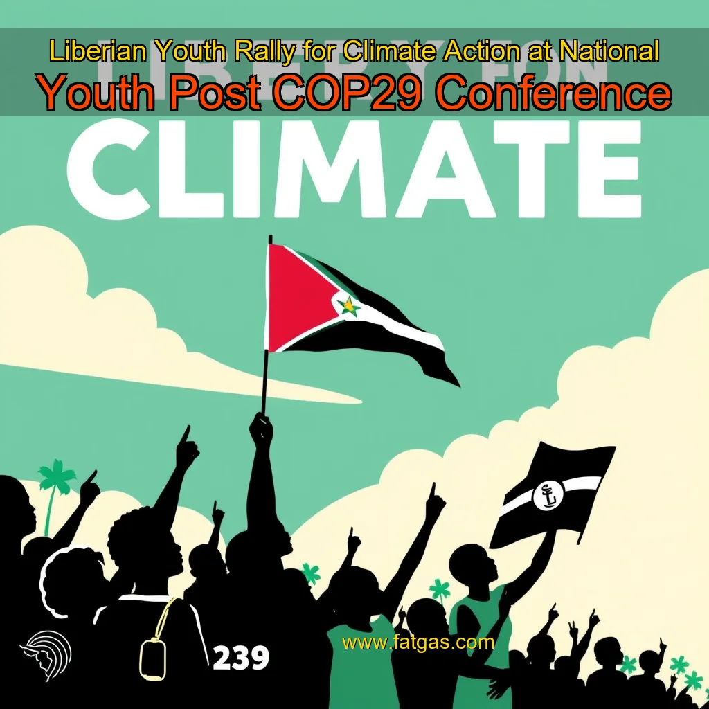 You are currently viewing Liberian Youth Rally for Climate Action at National Youth Post COP29 Conference
