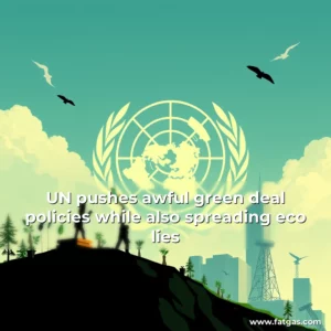 Read more about the article UN pushes awful green deal policies while also spreading eco lies