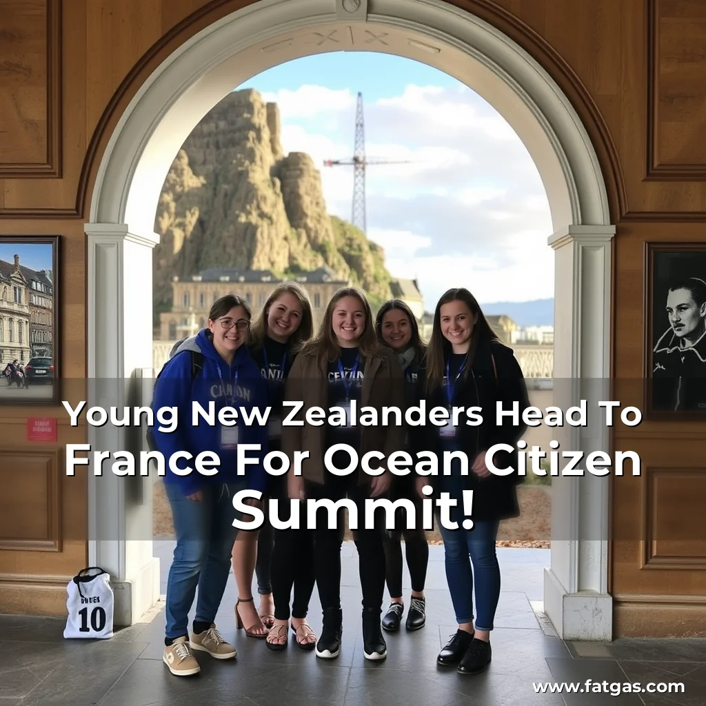 Read more about the article Young New Zealanders Head To France For Ocean Citizen Summit!