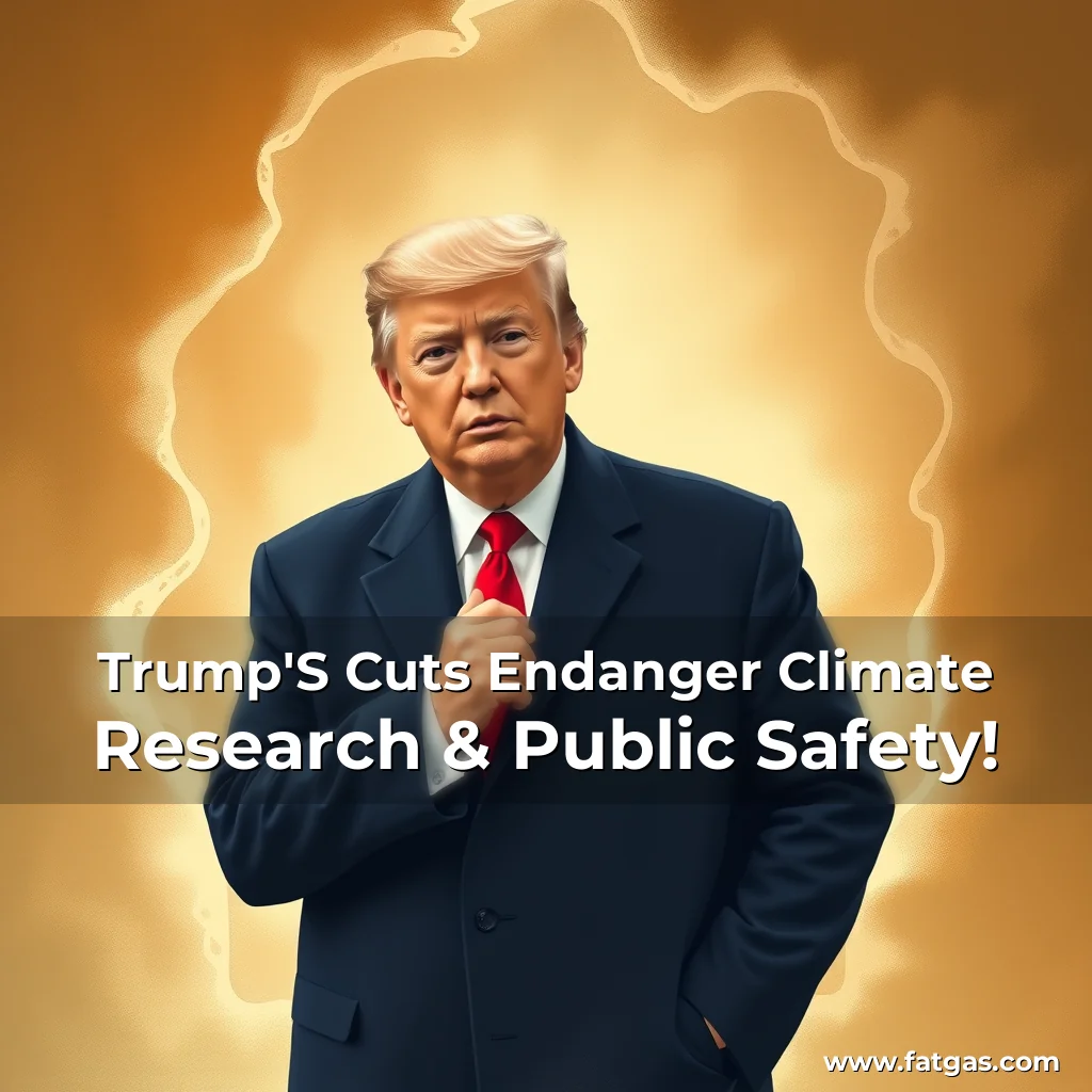 Read more about the article Trump’S Cuts Endanger Climate Research & Public Safety!