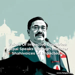 Read more about the article Voices Of Impacted Countries: Nepal Speaks Through Minister Shahivoices Of Impacted Countries: Nepal Speaks Through Minister Shahi!