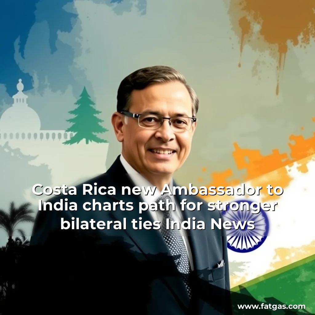 Read more about the article Costa Rica new Ambassador to India charts path for stronger bilateral ties  India News