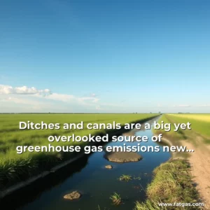 Read more about the article Ditches and canals are a big  yet overlooked  source of greenhouse gas emissions  new study