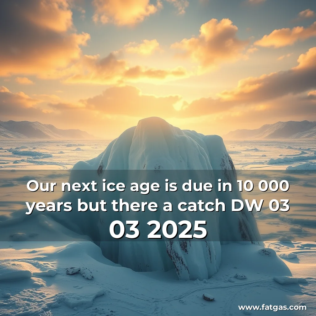 Read more about the article Our next ice age is due in 10  000 years  but there a catch  DW  03  03  2025