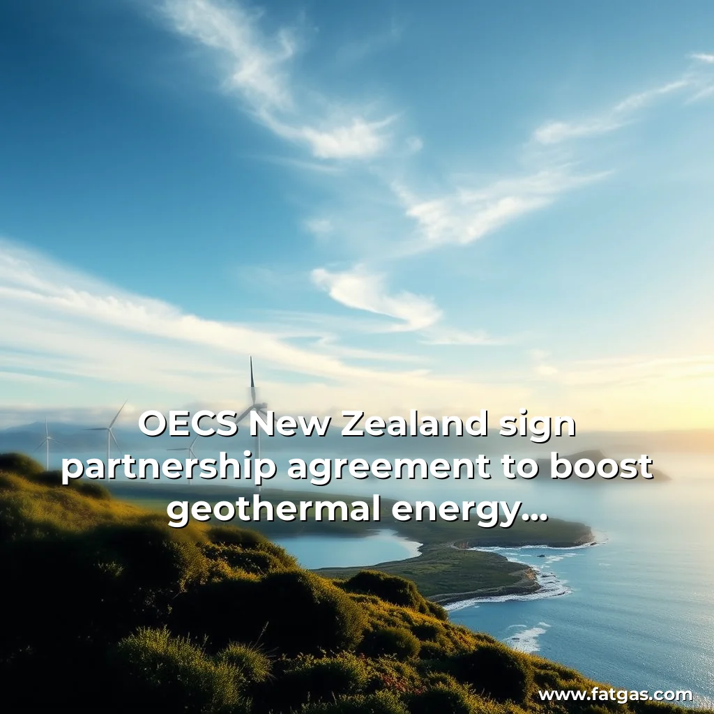 Read more about the article OECS  New Zealand sign partnership agreement to boost geothermal energy development