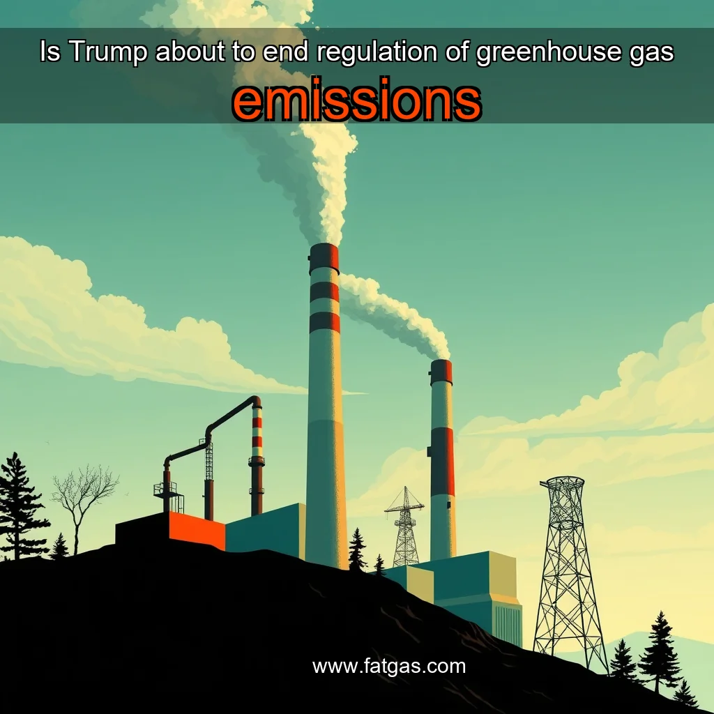 You are currently viewing Is Trump about to end regulation of greenhouse gas emissions