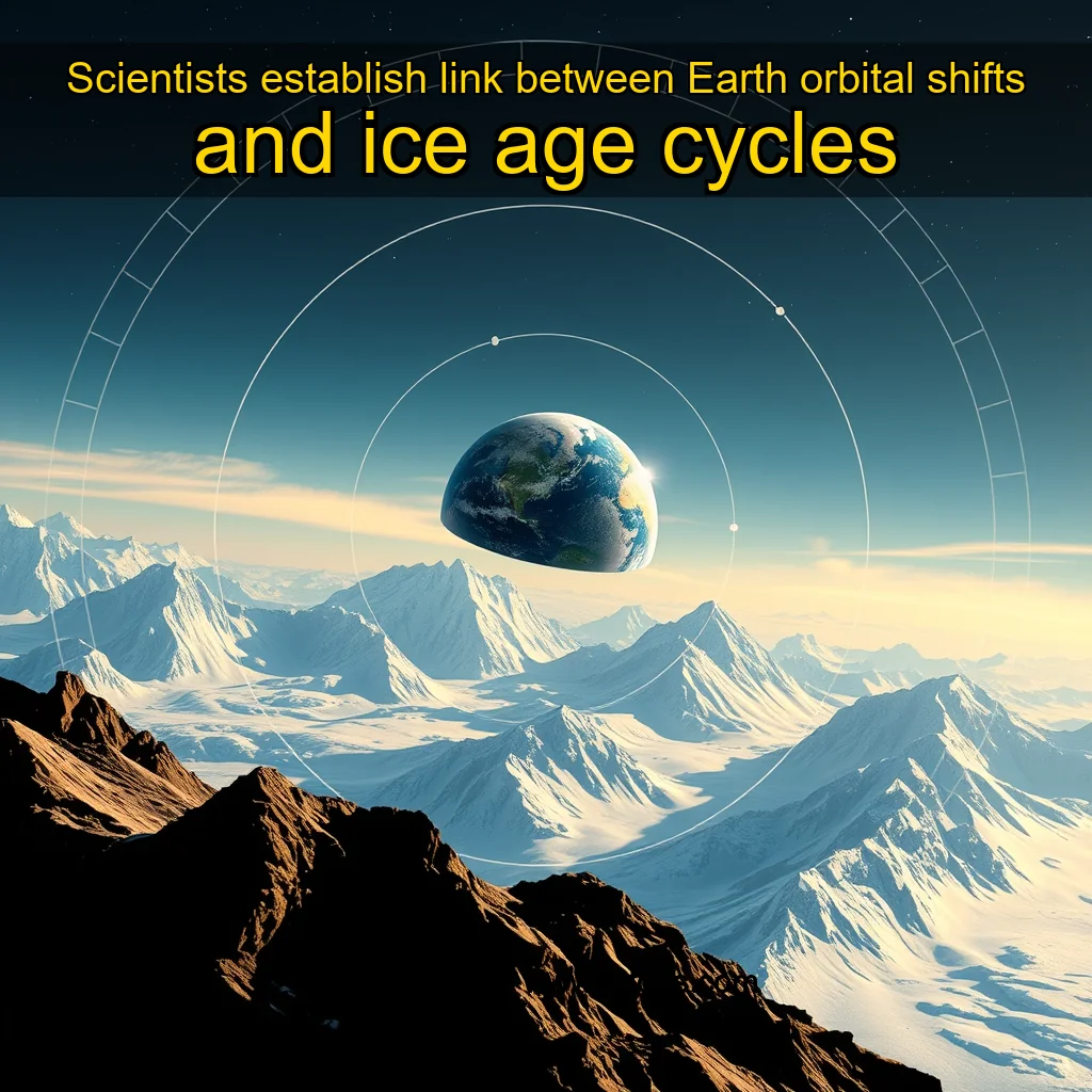 Read more about the article Scientists establish link between Earth orbital shifts and ice age cycles
