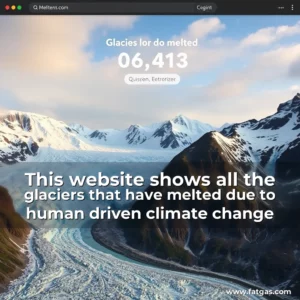 Read more about the article This website shows all the glaciers that have melted due to human  driven climate change