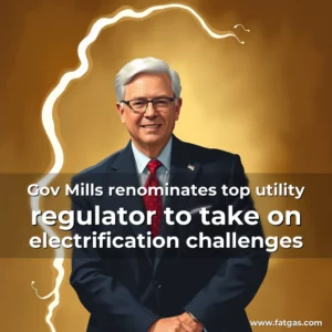 Read more about the article Gov  Mills renominates top utility regulator to take on electrification challenges