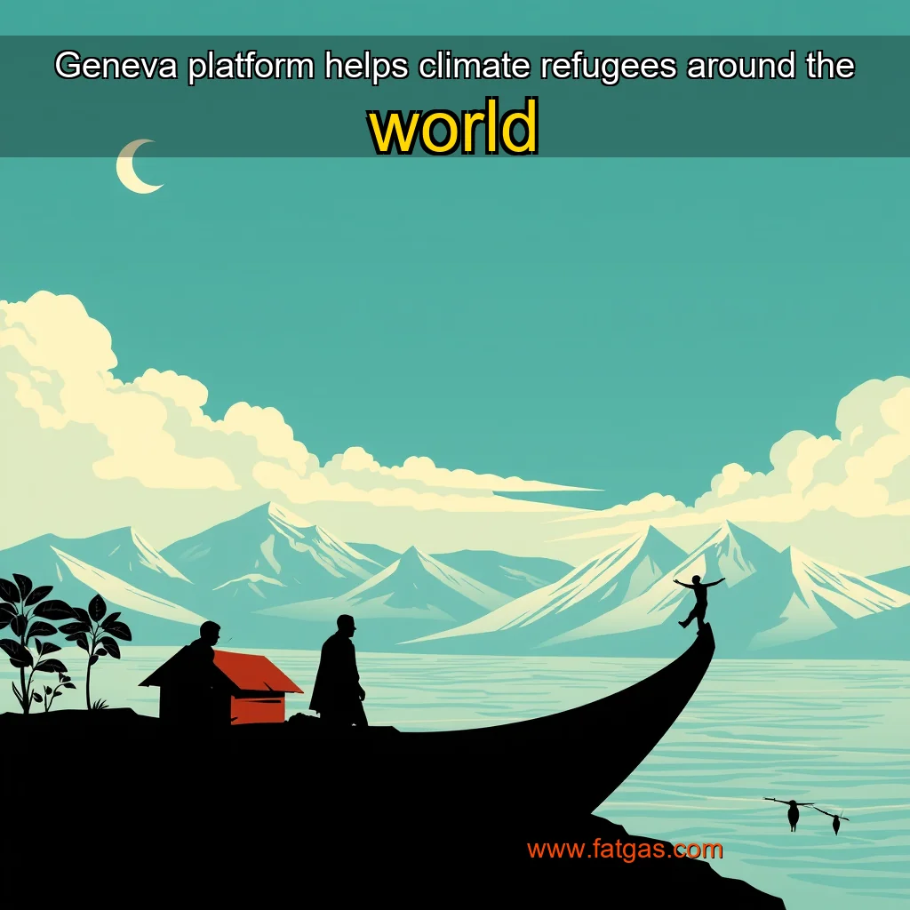 Read more about the article Geneva platform helps climate refugees around the world