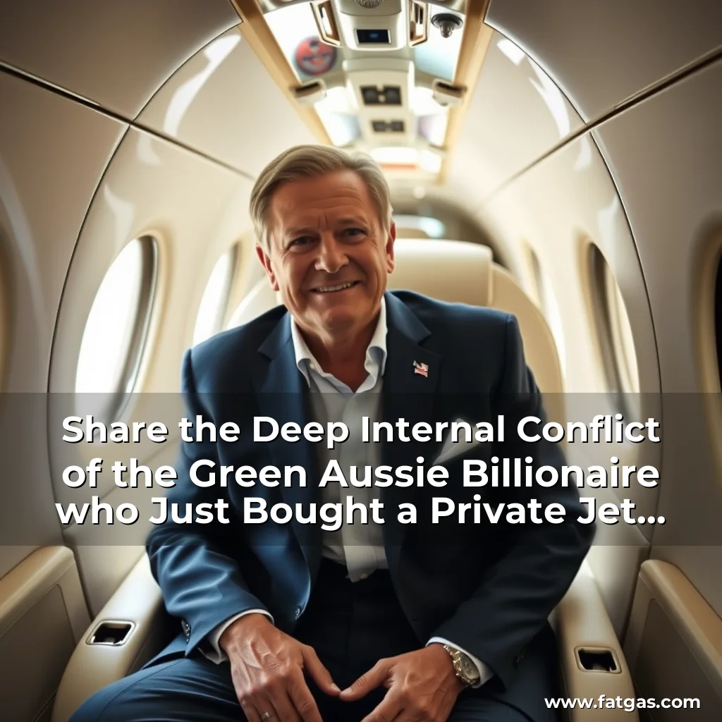 Read more about the article Share the Deep Internal Conflict of the Green Aussie Billionaire who Just Bought a Private Jet  Watts Up With That