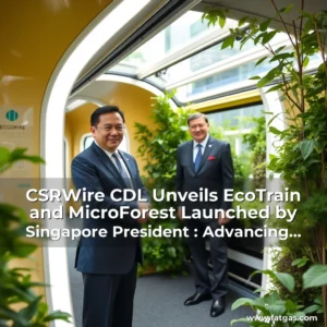 Read more about the article CSRWire  CDL Unveils EcoTrain and MicroForest Launched by Singapore President : Advancing Urban Sustainability Through Innovation and Nature  Based Solutions